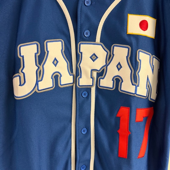NWT Ohtani Japan Baseball Jersey #17 Size XL - Picture 5 of 8